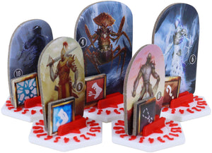 5 pcs. value pack Feldherr Dial Bases for Gloomhaven + Frosthaven + Gloomhaven: Jaws of the Lion multicolor