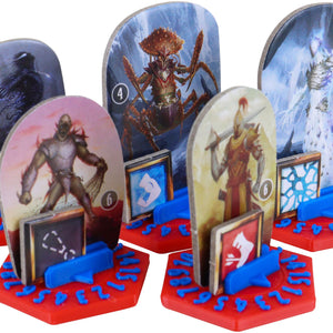 5 pcs. value pack Feldherr Dial Bases for Gloomhaven + Frosthaven + Gloomhaven: Jaws of the Lion multicolor