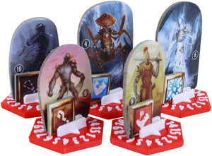 5 pcs. value pack Feldherr Dial Bases for Gloomhaven + Frosthaven + Gloomhaven: Jaws of the Lion multicolor