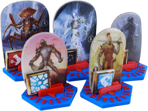 5 pcs. value pack Feldherr Dial Bases for Gloomhaven + Frosthaven + Gloomhaven: Jaws of the Lion multicolor