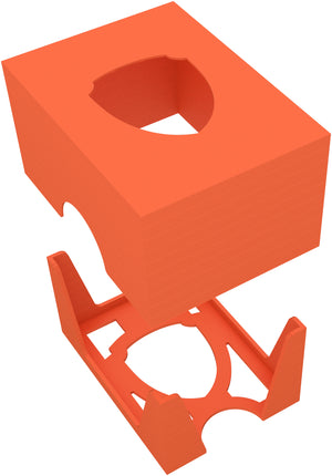 Feldherr plastic card holder + lid for game cards in Standard Card Game Size - 150 cards - 1 tray