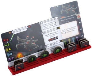 4 pcs. value set Feldherr Mini Dashboards for Star Wars: X-Wing