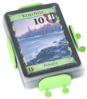 Paquete de valor de 4 piezas Soporte de mazo de cartas Feldherr para Dominion - cartas de Victoria básicas con fundas