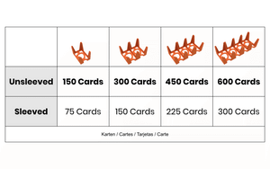 Feldherr card holder for game cards in Standard Card Game Size - 150 cards - 1 tray