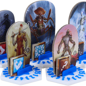 10 pcs. value pack Feldherr Dial Bases for Gloomhaven + Frosthaven + Gloomhaven: Jaws of the Lion multicolor