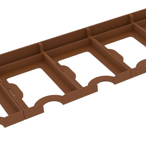 5 pcs value pack Feldherr card holder for game cards in Standard Card Game Size - 30 cards each - 1 compartment - expandable