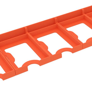 5 pcs value pack Feldherr card holder for game cards in Standard Card Game Size - 30 cards each - 1 compartment - expandable