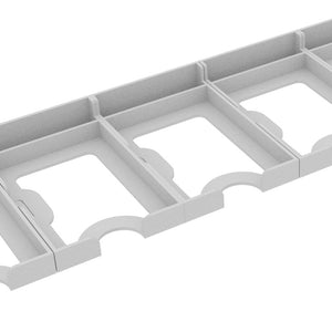 5 pcs value pack Feldherr card holder for game cards in Standard Card Game Size - 30 cards each - 1 compartment - expandable