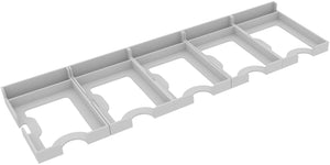 5 pcs value pack Feldherr card holder for game cards in Standard Card Game Size - 30 cards each - 1 compartment - expandable