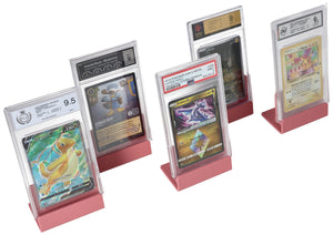 5 pcs value pack Feldherr Card Stand for Graded Cards, Trading Cards, and Slabs