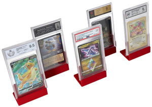5 pcs value pack Feldherr Card Stand for Graded Cards, Trading Cards, and Slabs