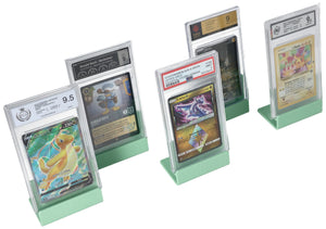 5 pcs value pack Feldherr Card Stand for Graded Cards, Trading Cards, and Slabs