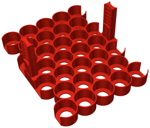 Feldherr Paint Rack for color bottles - 32 compartments