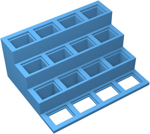 Feldherr figure pedestal for rectangular bases - 32 mm x 24 mm