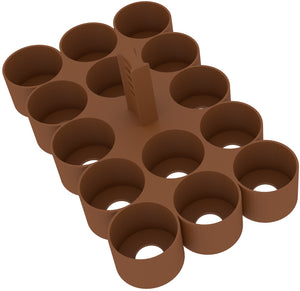 Feldherr paint rack for 4l Really Useful Boxes - 14 Citadel paint pots (18 ml / 24 ml)