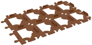 8 pcs value set Feldherr card deck holder for playing cards in Standard Card Game Size - 20 cards - modular