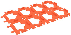 8 pcs value set Feldherr card deck holder for playing cards in Standard Card Game Size - 20 cards - modular