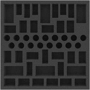 AFMEDH040BO 40 mm foam tray for Warhammer 40000: Forbidden Stars - 50 compartments
