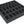 AFMEDY040BO 285 mm x 285 mm x 40 mm foam tray with 34 compartments for board game boxes