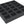AFMETL040BO 285 mm x 285 mm x 40 mm foam tray for board games - 20 compartments