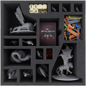Foam tray set for Mythic Battles: Pantheon Extra Content