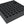AGMEGA065BO 295 mm x 295 mm x 65 mm foam tray for board games - 63 compartments