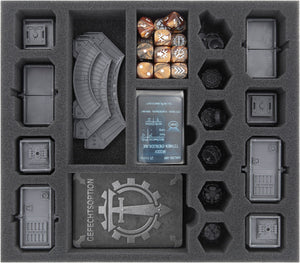 Juego de bandejas de espuma Feldherr para el Adeptus Titanicus: Caja de juego de mesa Grand Master Edition