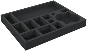 AVFL040BO 40 mm foam tray for Scythe board game box with 13 compartments