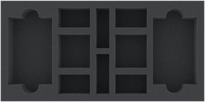 BEMEXO040BO 285 mm x 142 mm x 40 mm foam tray for board games with 14 compartments