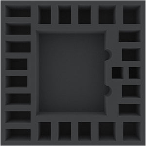 BHKW055BO 55 mm foam tray with 25 compartments for Massive Darkness - Dashboards