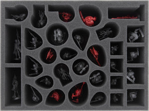 Feldherr foam tray set for Warhammer Quest: Blackstone Fortress board game box