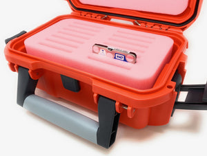 Protective case / transport case waterproof for 2.5 SSD / HDD hard drives - 14 compartments