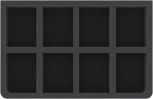 CQMEIE050BO Feldherr GWA-Size foam tray with 8 compartments