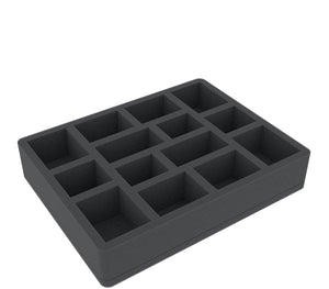 Feldherr foam set for Citadel Skirmish Figure Case - 14 Miniatures + game materials