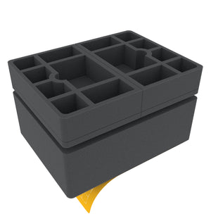 Feldherr foam set for Citadel Battle Figure Case - Pick and Pluck tray for tanks/monsters + game materials