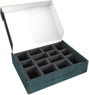 Feldherr Warband Shelter Storage Box for mixed sized tabletop miniatures