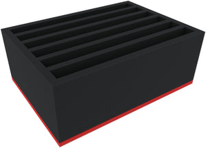 DDMFEK135BO-PE 135 mm foam tray with 6 compartments