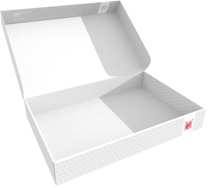 Feldherr Storage Box DSLB075 for model railway locomotives, wagons and vehicles - 3 slots for S Gauge - horizontal