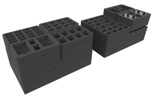 Feldherr Storage Box Set con 1x DSLB310 + 1x FSLB310 + 2x FSLB150 para Massive Darkness 2: Hellscape - Kickstarter Gameplay All-In Pledge