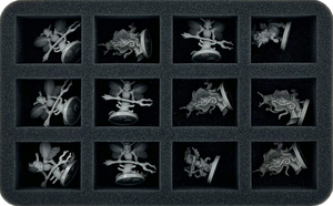 Feldherr Storage Box Set con 1x DSLB310 + 1x FSLB310 + 2x FSLB150 para Massive Darkness 2: Hellscape - Kickstarter Gameplay All-In Pledge