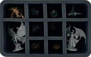 Feldherr Storage Box Set con 1x DSLB310 + 1x FSLB310 + 2x FSLB150 para Massive Darkness 2: Hellscape - Kickstarter Gameplay All-In Pledge