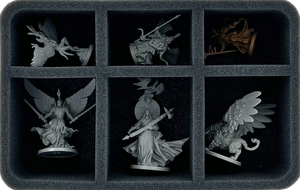 Feldherr Storage Box Set con 1x DSLB310 + 1x FSLB310 + 2x FSLB150 para Massive Darkness 2: Hellscape - Kickstarter Gameplay All-In Pledge