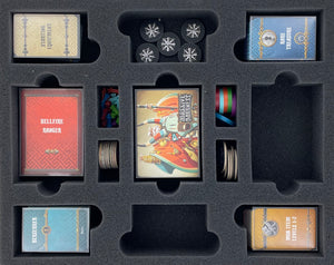 Feldherr Storage Box Set con 1x DSLB310 + 1x FSLB310 + 2x FSLB150 para Massive Darkness 2: Hellscape - Kickstarter Gameplay All-In Pledge