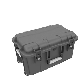 Transport Case / Trolley for 12 tablets in XL sleeves - compartments 26 mm wide - compatible with Apple iPad, Samsung Galaxy Tab A or Microsoft Surface Go