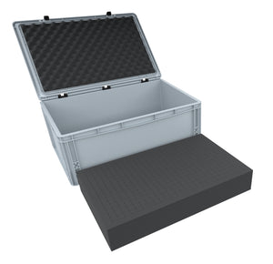 ED 64/22 HG Eurocontainer Case / Euro Box 600 x 400 x 235 mm including pick and pluck foam