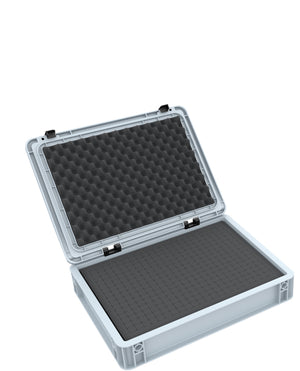ED 43/75 HG Eurocontainer Case / Euro Box 400 x 300 x 90 mm inclusive Pick and Pluck foam