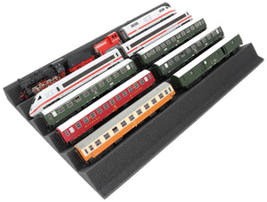 EUMEWDA01 Feldherr Zugliege - H0 Gauge - 5 compartments for model railway locomotives, wagons and vehicles