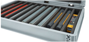 Feldherr Eurobox 60 x 40 cm Set for model railway - H0 scale - 11 compartments - foam insert for upright storage