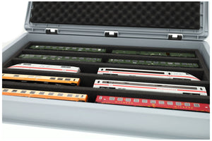 Feldherr Eurobox 60 x 40 cm Set for model railway - H0 scale - 5 compartments - foam insert for horizontal storage