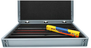 Feldherr Eurobox 60 x 40 cm Set for model railway - H0 scale - 7 compartments - foam insert for upright storage